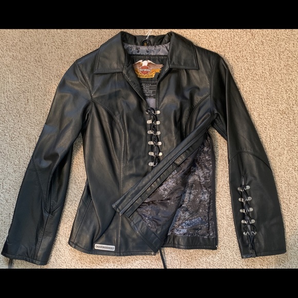 Sold Elsewhere 
Harley Davidson Leather Jacket🥀 - Picture 5 of 5
